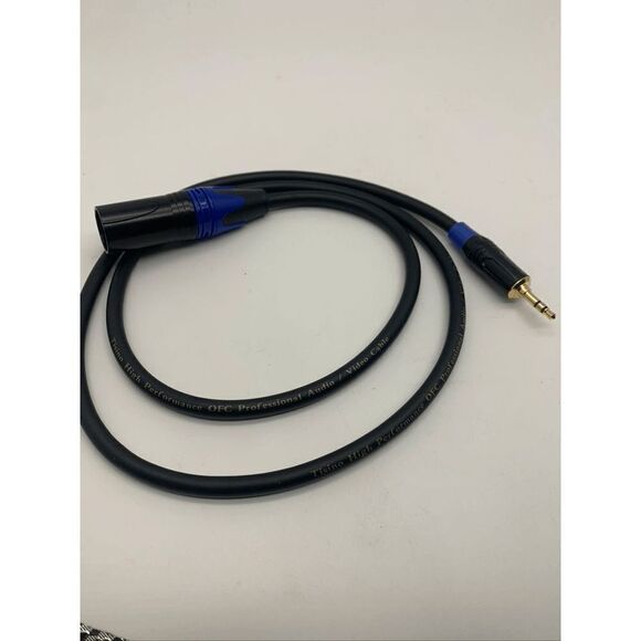 DISINO 3.5mm to XLR Cable Unbalanced‎ 1/8 inch Mini Jack TRS Stereo Male to XL - Picture 1 of 5